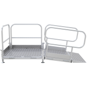 Mobile access ramp | made of aluminum
